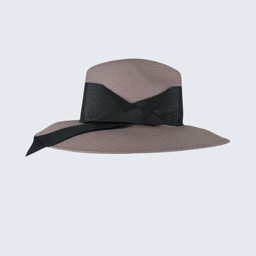 Gardenia Asymetrical Ribbon Fedora / DC6