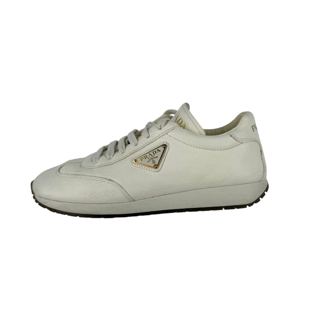Leather Logo Tag Sneakers