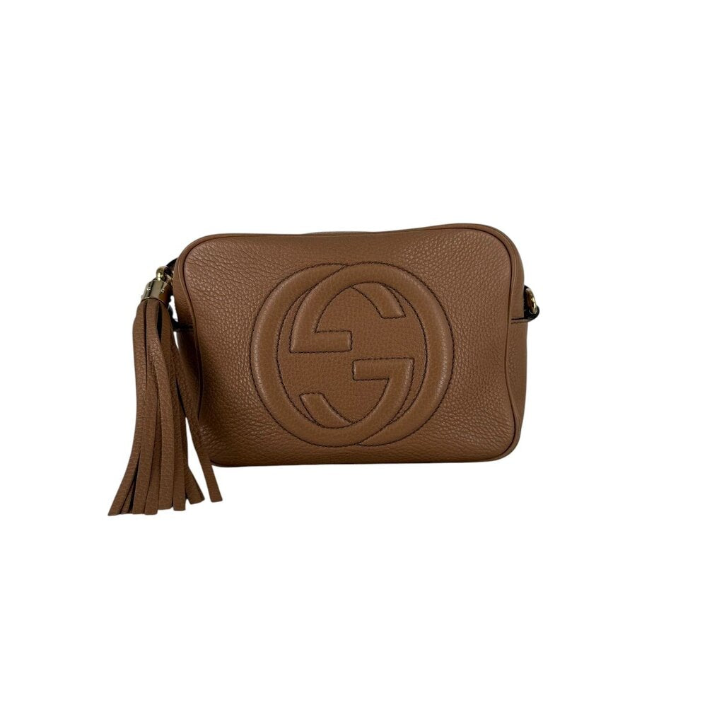 Gucci Soho Disco Bag Crossbody Tan