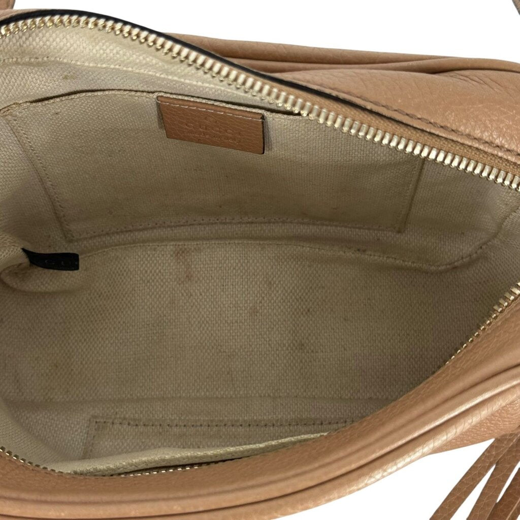 Gucci Soho Disco Bag Crossbody Tan