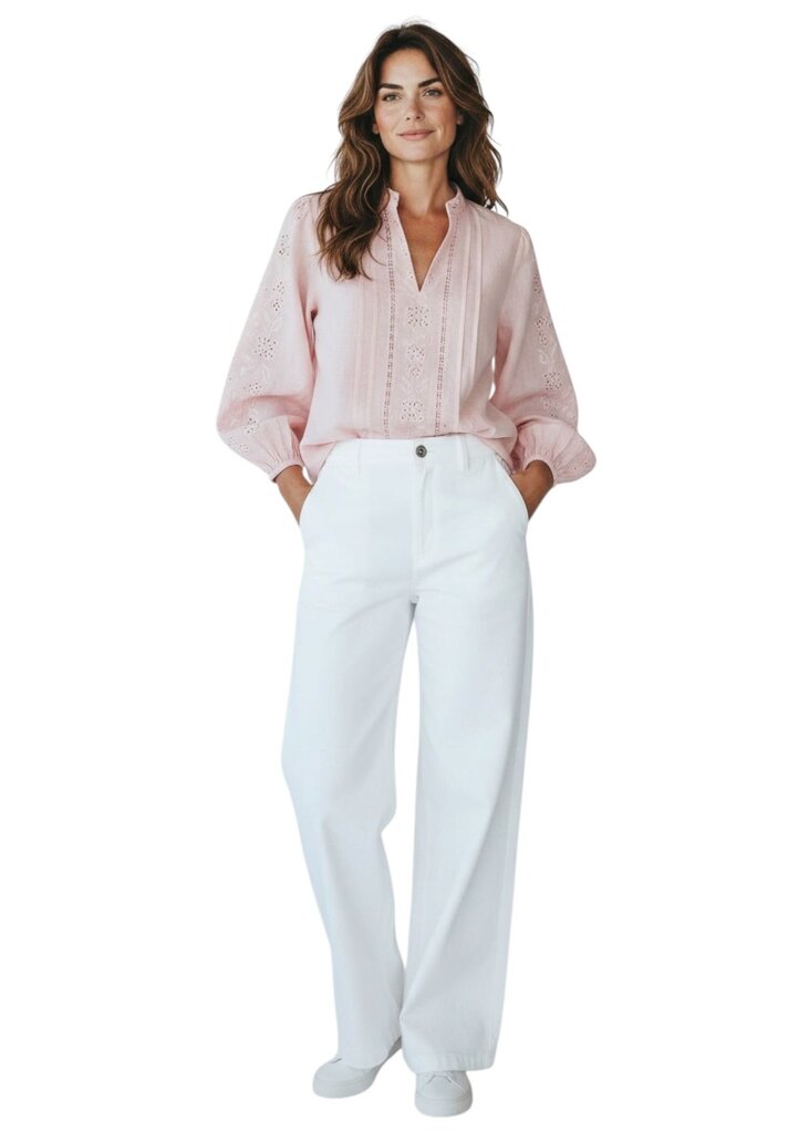 Tuckernuck Pink Lace Long Sleeve