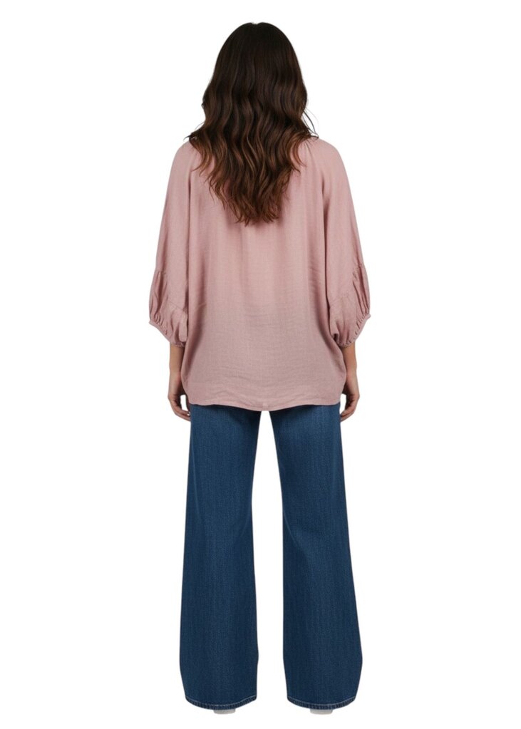 Julia Linen 3/4 Sleeve Top