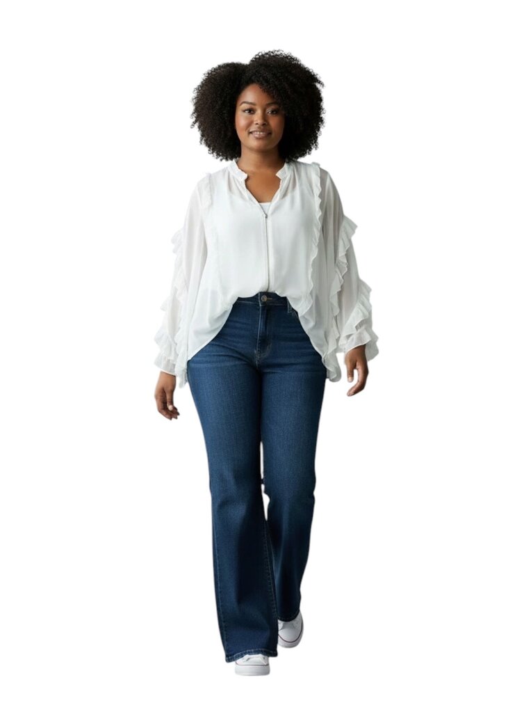 Light Touch Sheer Zipup Jacket
