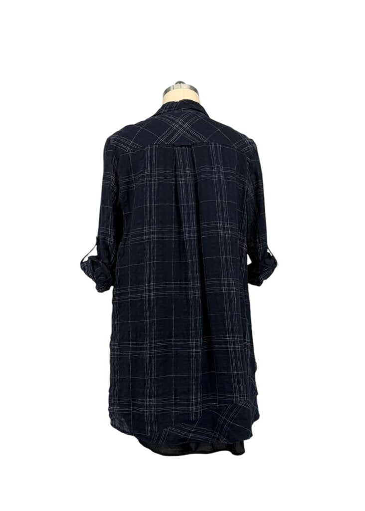 Jenna Plaid Ruffle Linen/ GA6