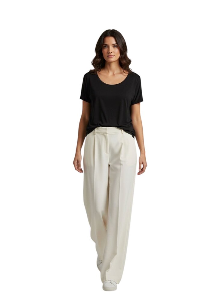 Round Neck Silk Blouse
