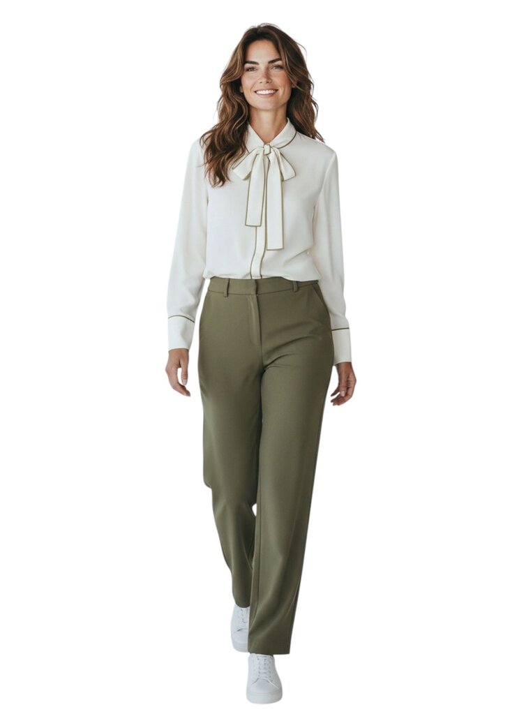 Elisa Crepe Bow Button Up 320 / GC6