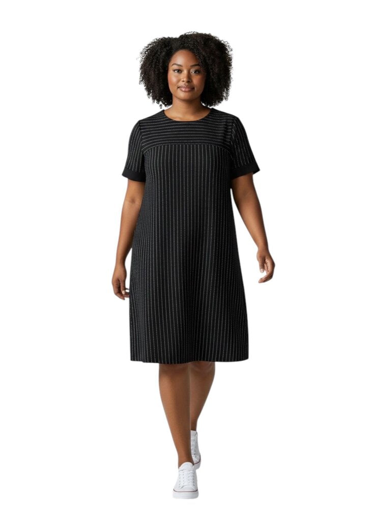 Mi Jong Lee Stitch Shift Black