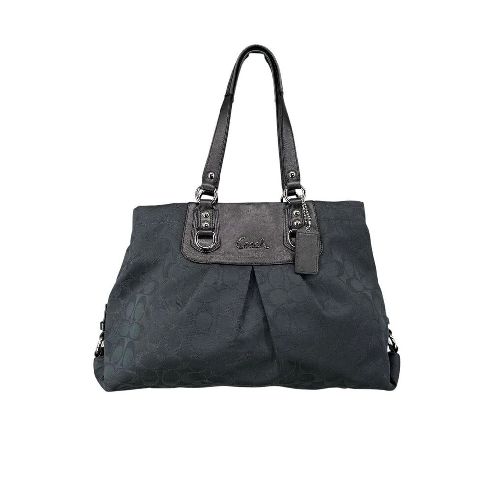 Ashley Signature Pleated Carry-All Tote