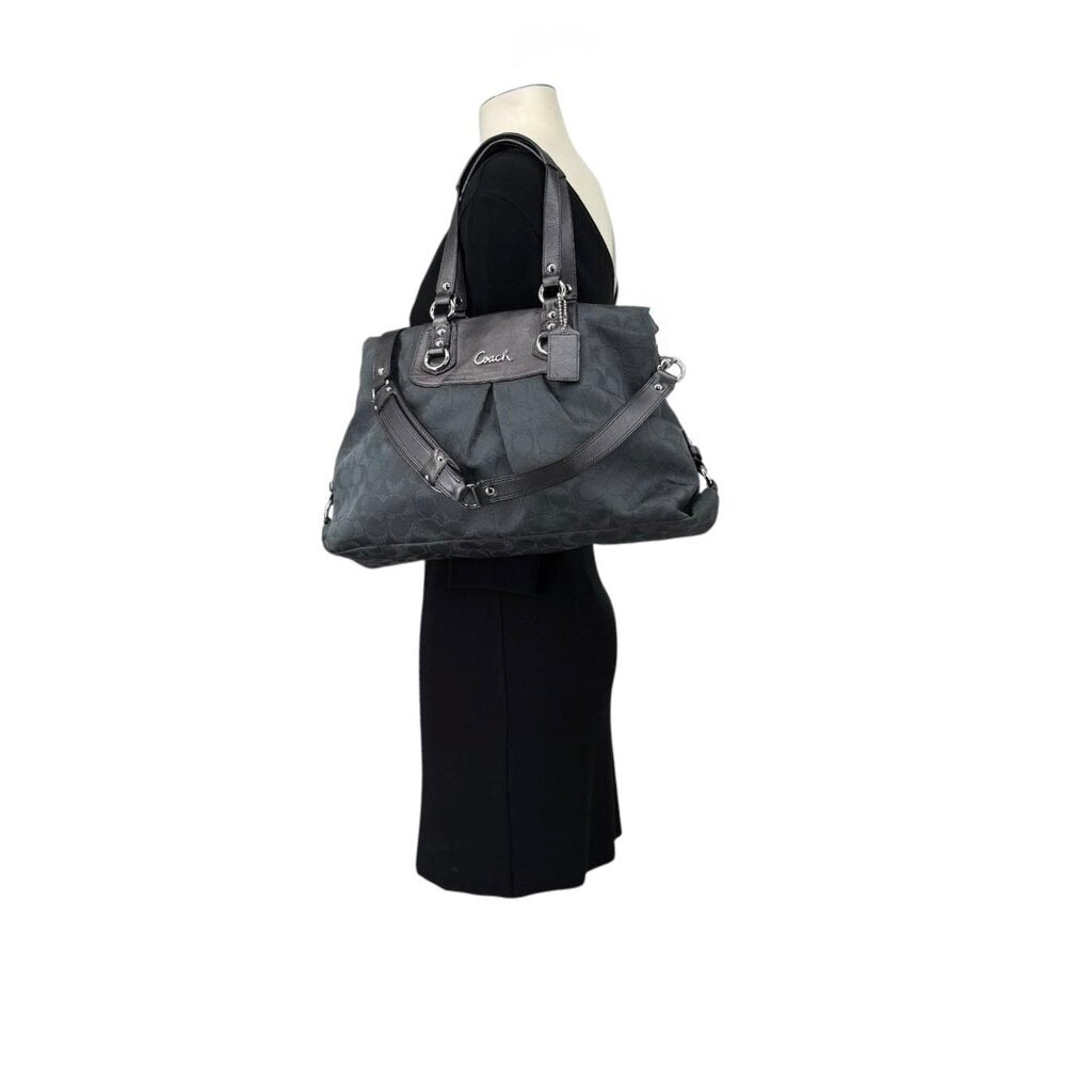 Ashley Signature Pleated Carry-All Tote
