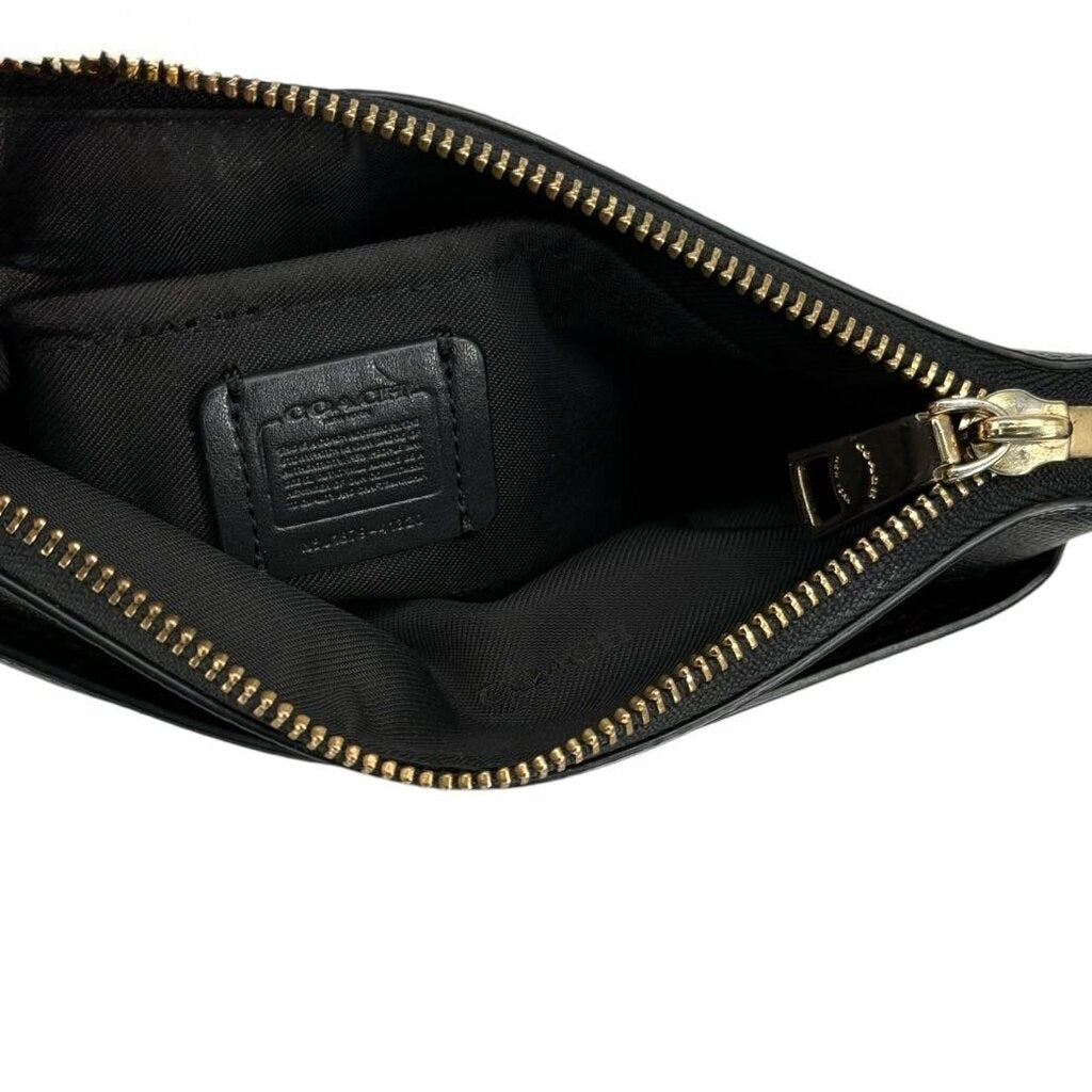 Women's Black Coach Leather Crossbody