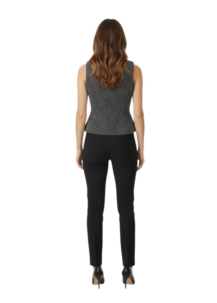 Georgia Scoop Tweed Vest / HA6