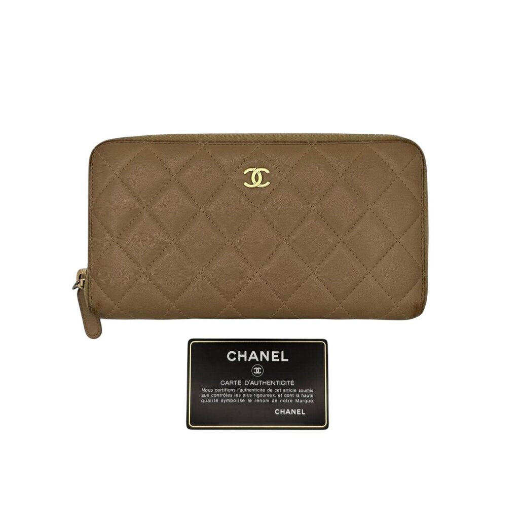 Quilted Lambskin Continental Zip / XHD6
