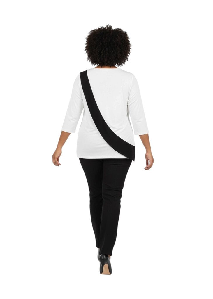 3/4 Sleeve Pullover Black Swish $1090 / HD6