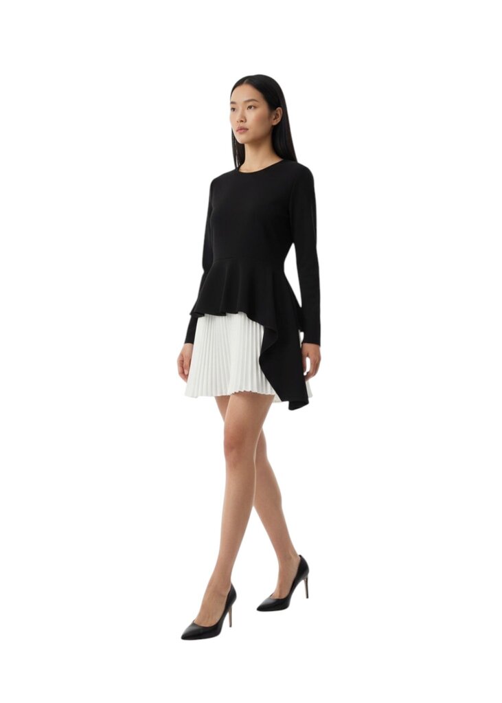 Peplum Over Knife Pleat $645 / HD6