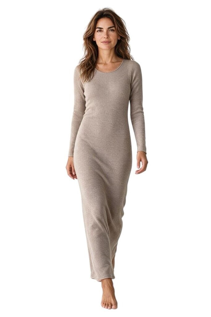 Rolled Collar & Hem Maxi