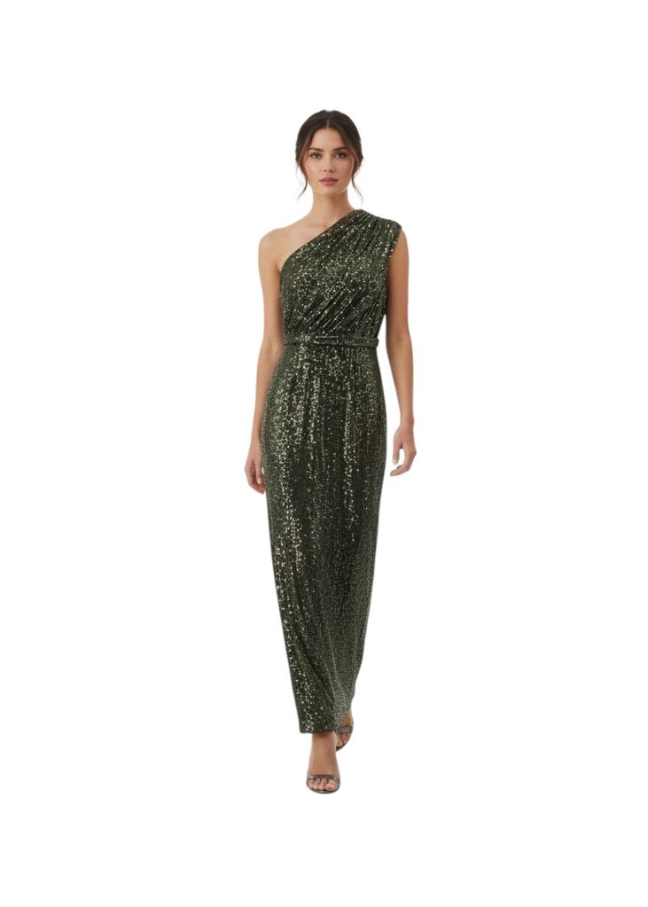 Leena Sequined One Shoulder $398 /IC6