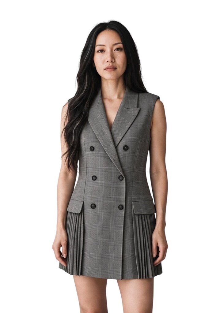 Tanaka Sleeveless Blazer Mini Dress