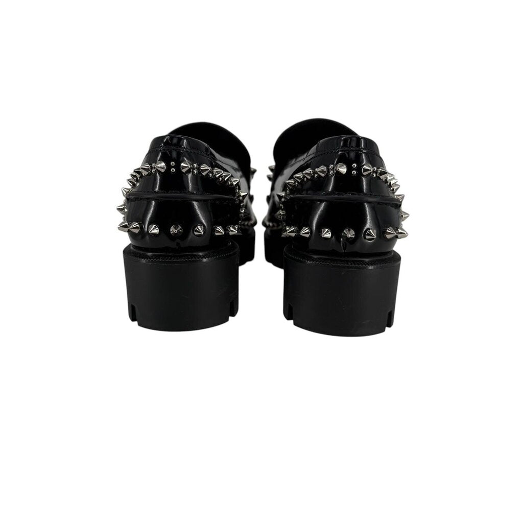 Moc Lug Spike Leather Loafers