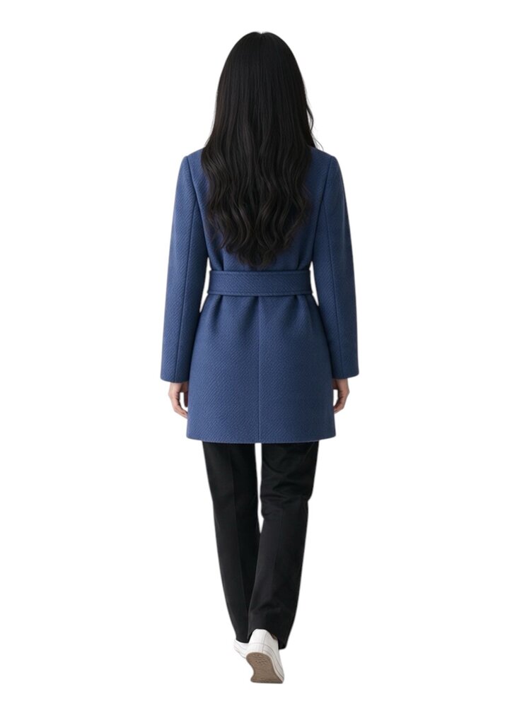 Arden Belted Funnel Neck