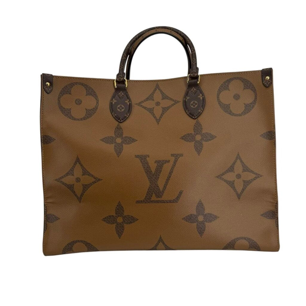 Coated Canvas Onthego GM Tote Bag Pre-Owned Excellent Condition MSRP $3550